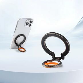Magnetic Phone Ring Holder Compatible with MagSafe，Magnet Finger Ring Grip Stand Holder, Fit for iPhone 16 15 14 13 12, Pro, Pro Max, Plus