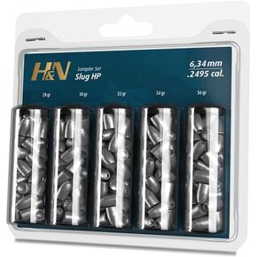 H N Sampler SLUG HP .249 Cal-5 Types