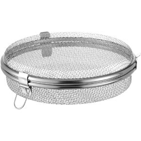 Ciieeo File Handles Air Fryer Accessories Steamer Basket for Pot Mesh Utensil Silverware Rack Metal Dishwasher Basket Kitchen Gadgets 2023 Airfryer Round Stainless Steel Small Object