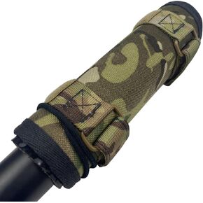 7" Heat Resistant Suppressor Cover with Microfiber Sleeve for Hunting Rifle Fireproof Suppressor Wrap(Camouflage)