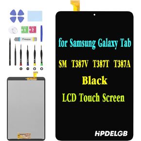 Replacement for Samsung Galaxy Tab A 8.0 2018 T387 SM-T387V T387T T387A LCD Display Touch Screen Digitizer Assembly (Black)
