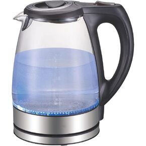 Electric Water Kettle, 2.0 Liters, Rapid Boil Tecnology, Clear Water Level Indicator, Boil-Dry Protection Feature, Washable Filter,MBP