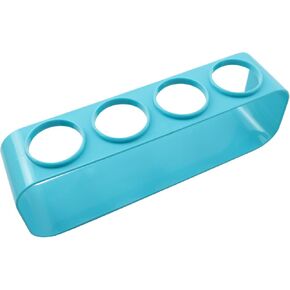 LQ Industrial 173x40x55mm أزرق بلاستيك النكهة النكهة حامل النكهة حامل الحامل الماء الزجاجة الحامل التاجي.