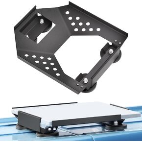 Starlink Mini Mount - Starlink Mini Roof Mount for RV Car Yacht Boat Roof, Starlink Mini Magnetic Mounting Kit Travel Portable Metal Mount, Four-Sided Protection, 220lbs Magnetic Suction, Black