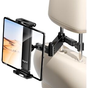 حامل الكمبيوتر اللوحي للسيارة ، مسند رأس السيارة جبل 360 درجة مدونة مقعد المقعد الخلفي القابل للتعديل حامل قرص عالمي للسيارة لمدة 5.5-18.4 بوصة لوحي/iPad/هواتف (أسود) in Kuwait