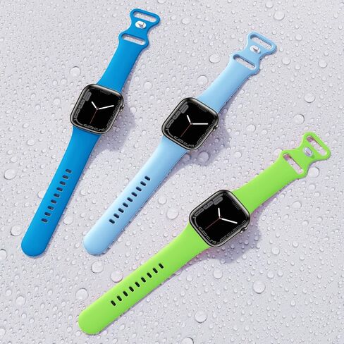 (حزمة 6) نطاقات رياضية متوافقة مع Apple Watch Band 38mm 40mm 41mm 42mm 44mm 45mm 46mm 49mm Silicone Iwatch Band Ultra 2/Ultra SE Series 10 9 8 7 6 5 4 3 2 1 نساء الرجال in Saudi Arabia