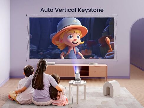 جهاز عرض صغير مع WiFi و Bluetooth ، دعم الفيلم المحمول في الهواء الطلق 1080 بكسل ، جهاز عرض Auto Keystone Home ، Wimius S27 Renended (متجدد) in Saudi Arabia