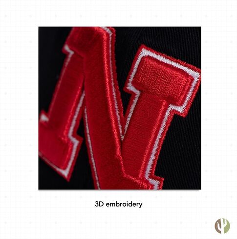 قبعة بيسبول جامعة صبار الصحراء من نبراسكا Huskers GBR NU قبعات مطرزة ذات حواف قبعة قابلة للتعديل بحزام قماش للبالغين (نمط A1) أحمر in Saudi Arabia