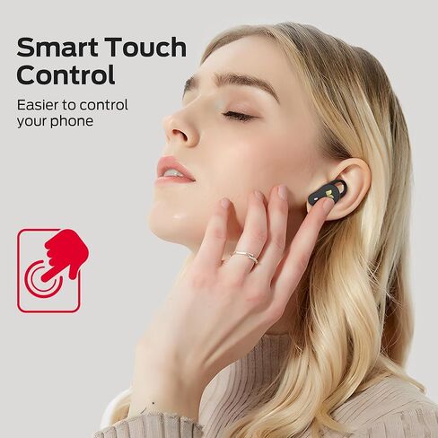 Monster N-Lite 210 Lo-Lite سماعات الأذن ، بوتوث 5.4 سماعات استريو داخل الأذن ، ميكروفون مدمج للمكالمة الواضحة الكريستالية ، وقت اللعب 32 ساعة ، شحن النوع C ، براعم الأذن المقاومة للماء للرياضة ، الأسود ، الأسود in Kuwait