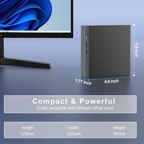 Mini Gaming PC NT17 Intel Core I7 11370H (4C/8T ، Turbo 4.8GHz) ، 16 جيجا بايت RAM 512GB SSD مع بطاقة رسومات MX450 (2G) Micro Small Desktop PC ، Dual HDMI Support 4K WIFI6/Home/Home/Minipc in Saudi Arabia