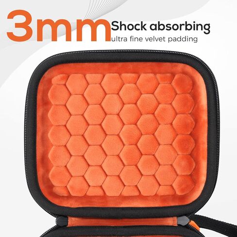 ProCase DJI Neo Carrying Case, Portable Travel Hard Shell Shockproof Cover for DJI Neo Drone (Case Only) -Orangeblack in Saudi Arabia