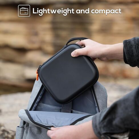 ProCase DJI Neo Carrying Case, Portable Travel Hard Shell Shockproof Cover for DJI Neo Drone (Case Only) -Orangeblack in Saudi Arabia