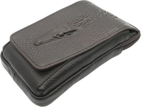 Mini Leather Messenger Bag Cellphone Shoulder Bag Pocket Money Purse Pouch Tool Bag Fanny Pack for Men Women in Kuwait