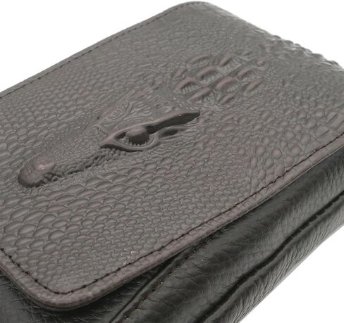 Mini Leather Messenger Bag Cellphone Shoulder Bag Pocket Money Purse Pouch Tool Bag Fanny Pack for Men Women in Kuwait