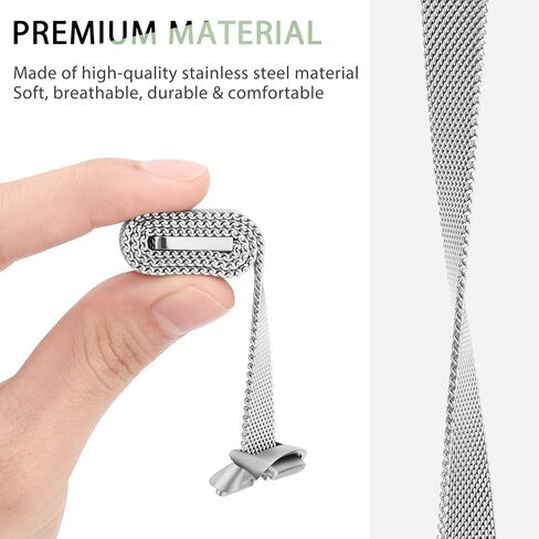 Metal Band for Fitbit Luxe Bands Women Men, Stainless Steel Adjustable Straps Replacement Bands for Fitbit Luxe/Luxe Special Edition Fitness Tracker in Kuwait