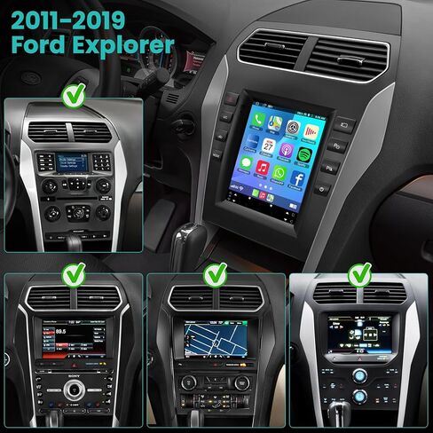 4G+64G CAR Stereo Android 13 for Ford Explorer 2011-2019 ، 9.7 بوصة راديو سيارة شاشة لمس in Kuwait