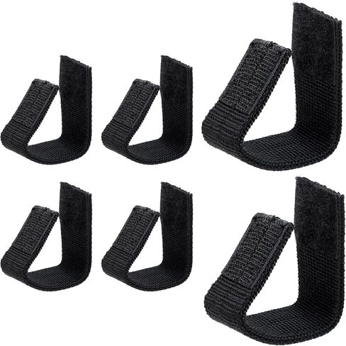 6pcs حزام الحزام المرن حلقة حزام النايلون مع الخطاف والحلقة لـ 1.5 "-2.25" إكسسوارات حزام نايلون تكتيكي الأمن التكتيكي in Kuwait
