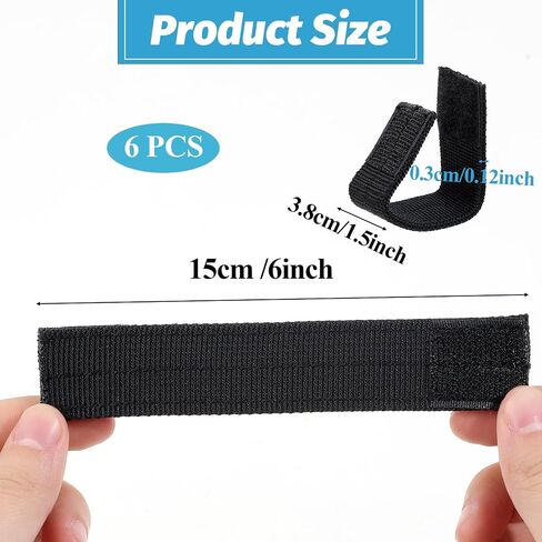 6pcs حزام الحزام المرن حلقة حزام النايلون مع الخطاف والحلقة لـ 1.5 "-2.25" إكسسوارات حزام نايلون تكتيكي الأمن التكتيكي in Kuwait