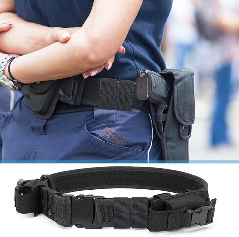 6pcs حزام الحزام المرن حلقة حزام النايلون مع الخطاف والحلقة لـ 1.5 "-2.25" إكسسوارات حزام نايلون تكتيكي الأمن التكتيكي in Kuwait
