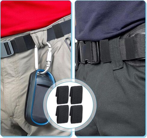 6pcs حزام الحزام المرن حلقة حزام النايلون مع الخطاف والحلقة لـ 1.5 "-2.25" إكسسوارات حزام نايلون تكتيكي الأمن التكتيكي in Kuwait
