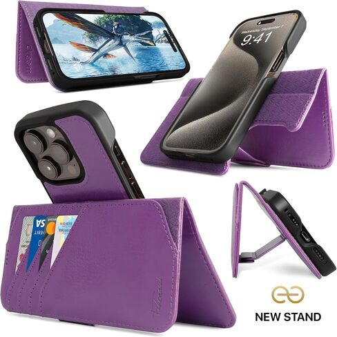 Dreem Real Leather Magnetic Detachable Wallet Case for iPhone 17 Pro in Saudi Arabia