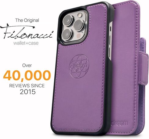 Dreem Real Leather Magnetic Detachable Wallet Case for iPhone 17 Pro in Saudi Arabia