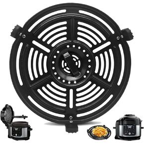 Air fryer Accessories for Ninja FD302 6.5 Qt FD101 5 Qt Pressure Cooker Air Fryer, Air Fryer Grill Pan Crisper Plate Replacement Parts Tray Rack for Ninja OP302 OP305 OS301 FD305 Air Fryer