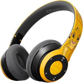 Disney Lion King Bluetooth Headphones Over The Ear- Simba Bluetooth Wireless Headset with Built in Mic and Up to 15 Hrs Playtime - Lion King Gifts for Women Men All Fans of Lion King Stuff (Simba)