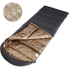 WILDROOTS Warm Sleeping Bags for Adults, Backpacking Lightweight, Cold Weather Sleeping Bag for Warm Camping Hiking Outdoor, Travel Hunting with Compression Bags