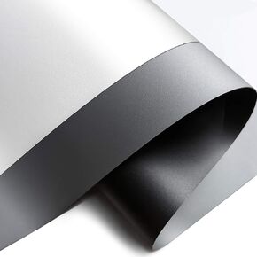 Projector Screen Material Fabric 14x24 inches Color Swatch Black Backing 4K Ultra HD Front Projection EVA Material G/W Samples 2pcs