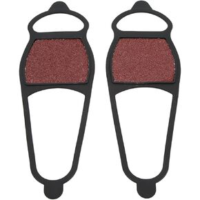 1 Pair Coarse Sand Shoe Covers, Anti Skid Shoe Covers Snow Shoes Traction Cleats for ice Fishing Hunting, Walking Running Snow Shoveling
