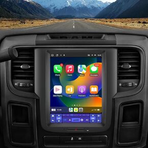 Car Radio Stereo Android 13 for Dodge Ram 2013-2018 1500 2500 3500 10.4 Inch T Style with CarPlay Android Auto