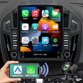 【4+64G】 9.7 inch Android 13 Car Stereo for Ford Transit Connect 2014 2015 2016 2017 2018 Radio Double Din HD Touch Screen Car Audio Receiver with Backup Camera GPS Navigation Bluetooth Head Unit