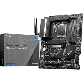 MSI PRO Z690-A WiFi ProSeries Motherboard (ATX, 12th Gen Intel Core, LGA 1700 Socket, DDR5, PCIe 5, 2.5G LAN, M.2 Slots, Wi-Fi 6E) (Renewed)