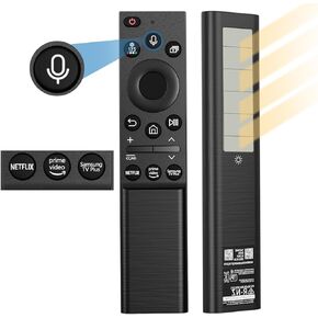 BN59-01357A BN59-01357F BN59-01357P Solar Voice Remote Replacement for Samsung Frame Smart TV Remote with Rechargeable Solar Cell