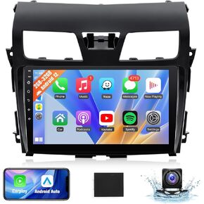 Naifay Car Stereo for Nissan Altima 2013 2014 2015 2016 2017 2018 Wireless Carplay Android Auto, 10.1inch IPS Touch Screen for Nissan Car Radio Bluetooth FM Audio Receivers GPS WiFi SWC Backup Camera