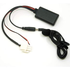 3 Pin AUX Cable Adaptor Bluetooth Microphone Compatible with Honda Goldwing GL1800 Audio Nav
