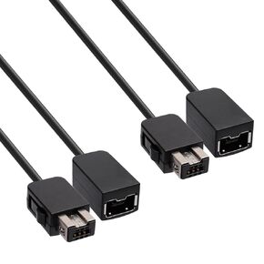 Extension Cable for Nintendo NES Classic/Mini Edition Controller and Wii Nunchuck and Wii Classic Controller Extension Cords Extender (10ft/3m-2Pack)