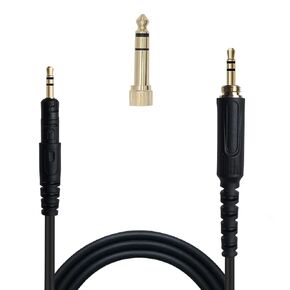 Replacement Cable Compatible with Audio Technica ATH-M50x, ATH-M40x, ATH-M60x, ATH-M70x Headphones(6.56ft, Black)