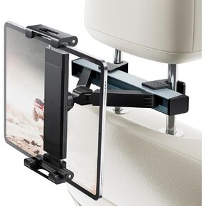 حامل قرص رئيسي للسيارة ، حامل جهاز iPad للسيارة للسيارة ، مسند رأس السيارة 360 درجة ، حامل قرص سيارة قابل للتعديل قابل للتعديل متوافق مع أقراص 4 "-11" ، iPad ، الهواتف الذكية (رمادية داكنة) in Kuwait