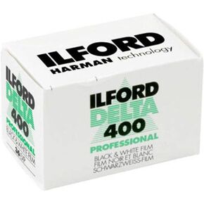 Ilford 1748192 Delta Pro 400 Fast Fine Grain Black and White Film, ISO 400, 35mm, 36 Exposures