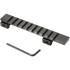 Riser Converter 4.9" 11mm Dovetail to 20mm Picatinny Weaver Mount Adapter 10 Slots 124MM