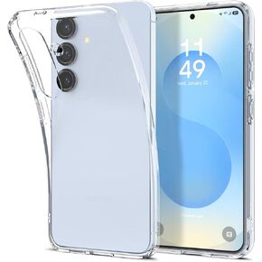 Spigen Liquid Crystal Designed for Galaxy S25 Case (2025) [Anti-Yellowing], [Military-Grade Protection] - Crystal Clear