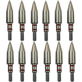 100/125/150/175/200 Grains Stainless Steel Archery Field Points, Arrow Target Field Points in Archery Field Tips and Broadheads 1 Dozen 12 PCS (T 5/16″-150grains)