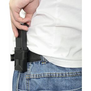 Universal Mag Carrier 1911 Magazine Holster Pistol Mag Pouch for Belt Tactical Mag Holster, Single or Double Stack Magazine Pouches Fits Glock 19 43 17 Sig 1911 S&W M&P