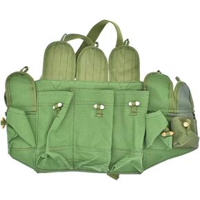Type 56 Military Surplus Vietnam War US Army Chest Rig Ammo Bandolier Pouch Ammo Tactical Storage Bag Green
