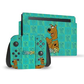 Head Case Designs Officially Licensed Scooby-Doo Scoob Graphics Vinyl Sticker Gaming Skin Decal Cover Compatible With Nintendo Switch Console & Dock & Joy-Con Controller Bundle