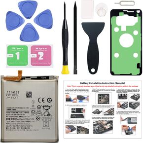 New Upgraded Battery for Galaxy S22, EB-BS901ABY Replacement Battery Compatible with Samsung Galaxy S22, with Repair Tools & Instruction