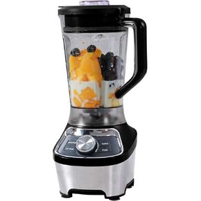 Kenmore Countertop Blender Smoothie Maker Ice Crush Modes Self-Clean 64 oz Tritan Pitcher Variable Speed Stainless Steel Blades Dishwasher-Safe Kitchen Appliance 1200W Black