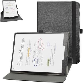 MAMA MOUTH for Remarkable Paper Pro Tablet Case,360 Degree Rotary Stand with Cute Pattern Cover for Remarkable Paper Pro 11.8"(2024 Released) Tablet Cases,Black